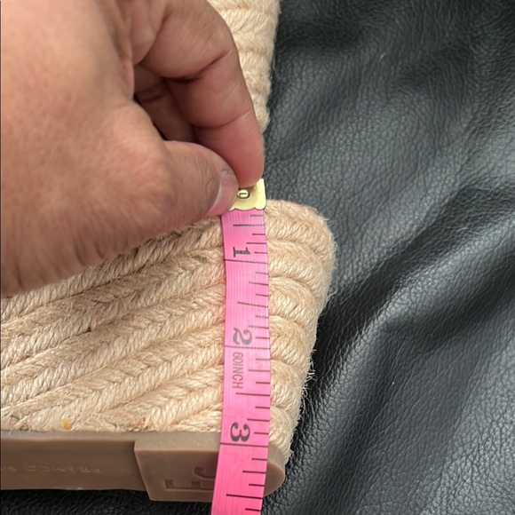 Franco Sarto NWT Stylish Orange Wedge Sandals. - Picture 9 of 9